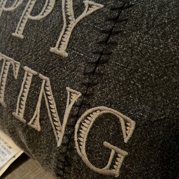 NWT Embroidered Threshold Happy Haunting Pillow - Picture 9 of 9